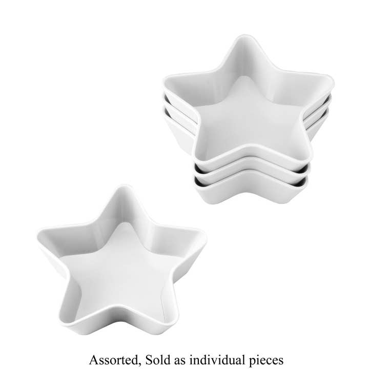 Patriotic Star Melamine 5 1/2" Bowl, White for wholesale by Supreme Housewares