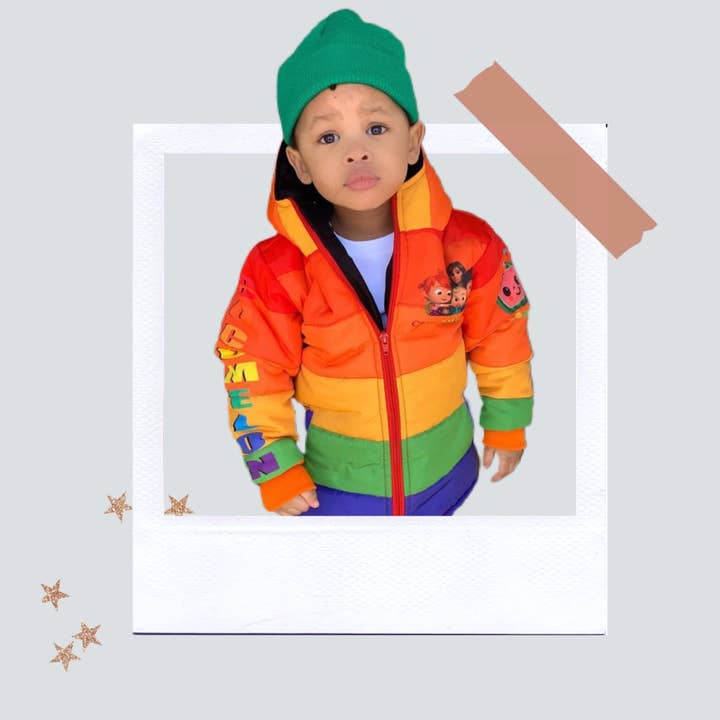 Dimi Rogue - Wholesale Puffer Jacket - Kids - Kids Cocomelon Inspired Puffer