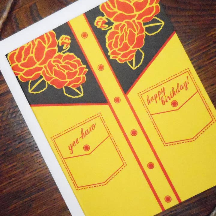 a. favorite design - Wholesale Birthday Card - Yee-Haw Birthday Card
