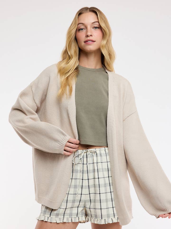 DROP SHOULDER TRUI VEST / WL25-12490 voor wholesale door Wishlist Apparel