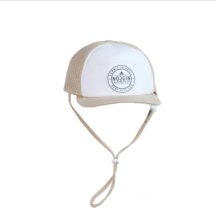 Water Friendly Hat with optional strap- Leo Style for wholesale by Noggin Headwear Co.