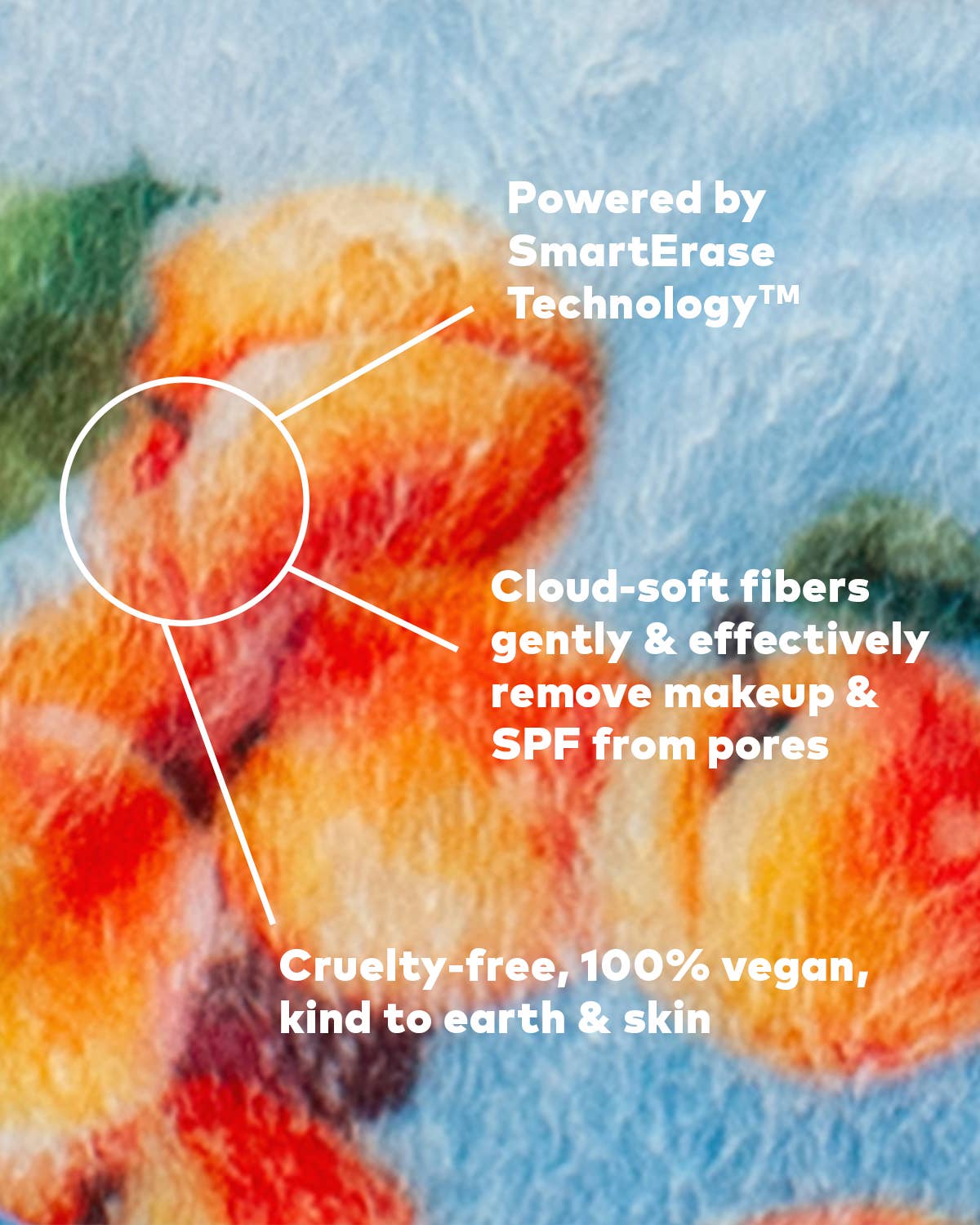 The Original MakeUp Eraser - Vendita all'ingrosso Struccanti - Gomma Trucco PRO Stampa Albicocca | Mercato della Frutta4