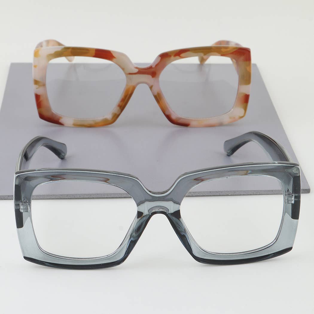 MIX Boxy Pattern Optical Glasses for wholesale on Faire4