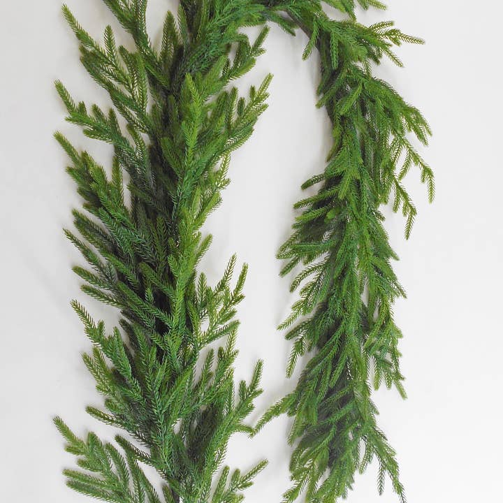 ES Essentials - Wholesale Artificial Plant - Delux Norfolk Pine Garland, 72"