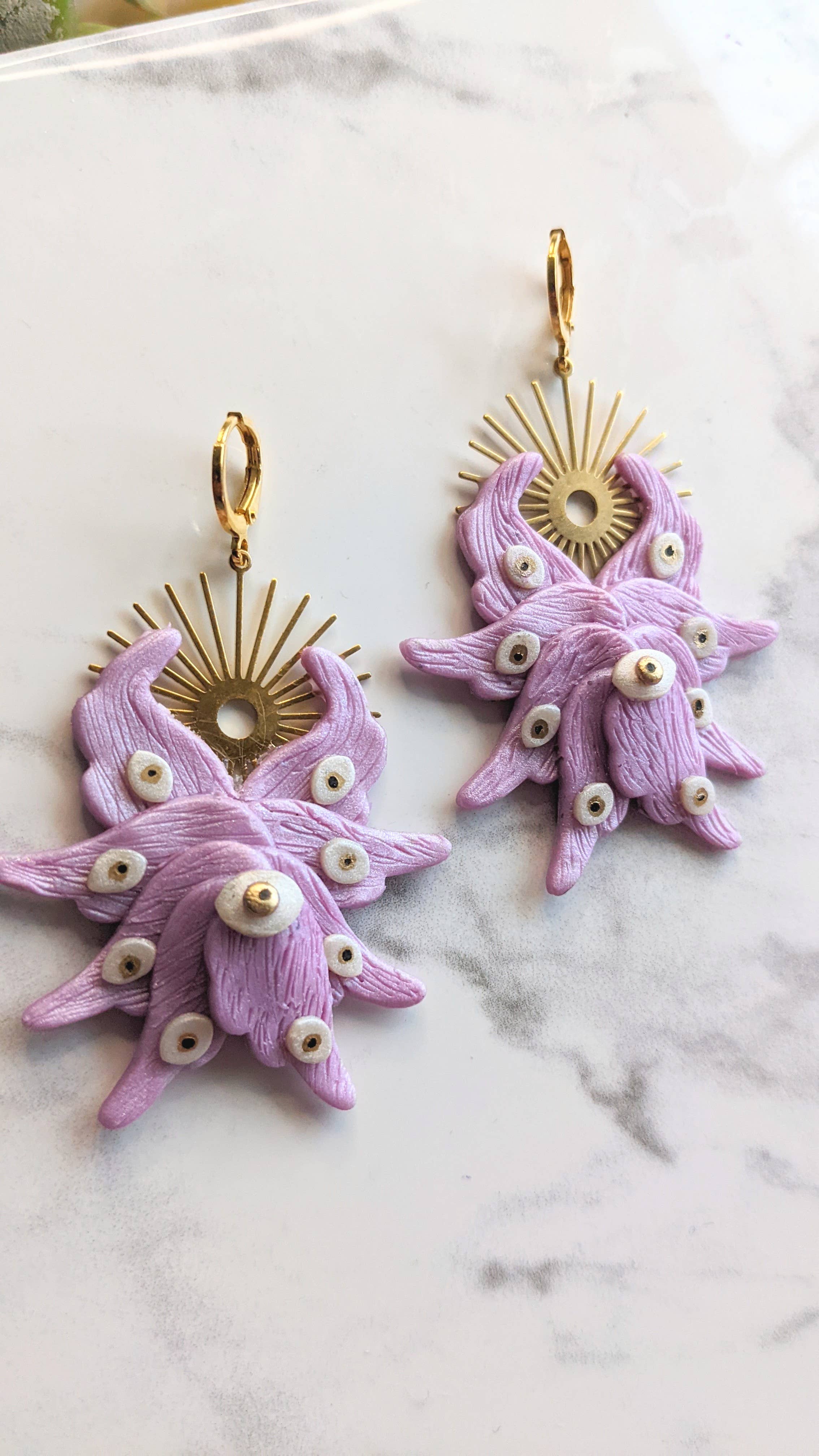 Xandra Page Co. - Wholesale Dangle Earrings - Biblically Accurate Angel Earrings, Seraphim Earrings1