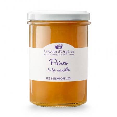 Perenvanillejam 250 g voor wholesale door La Cour d'Orgères