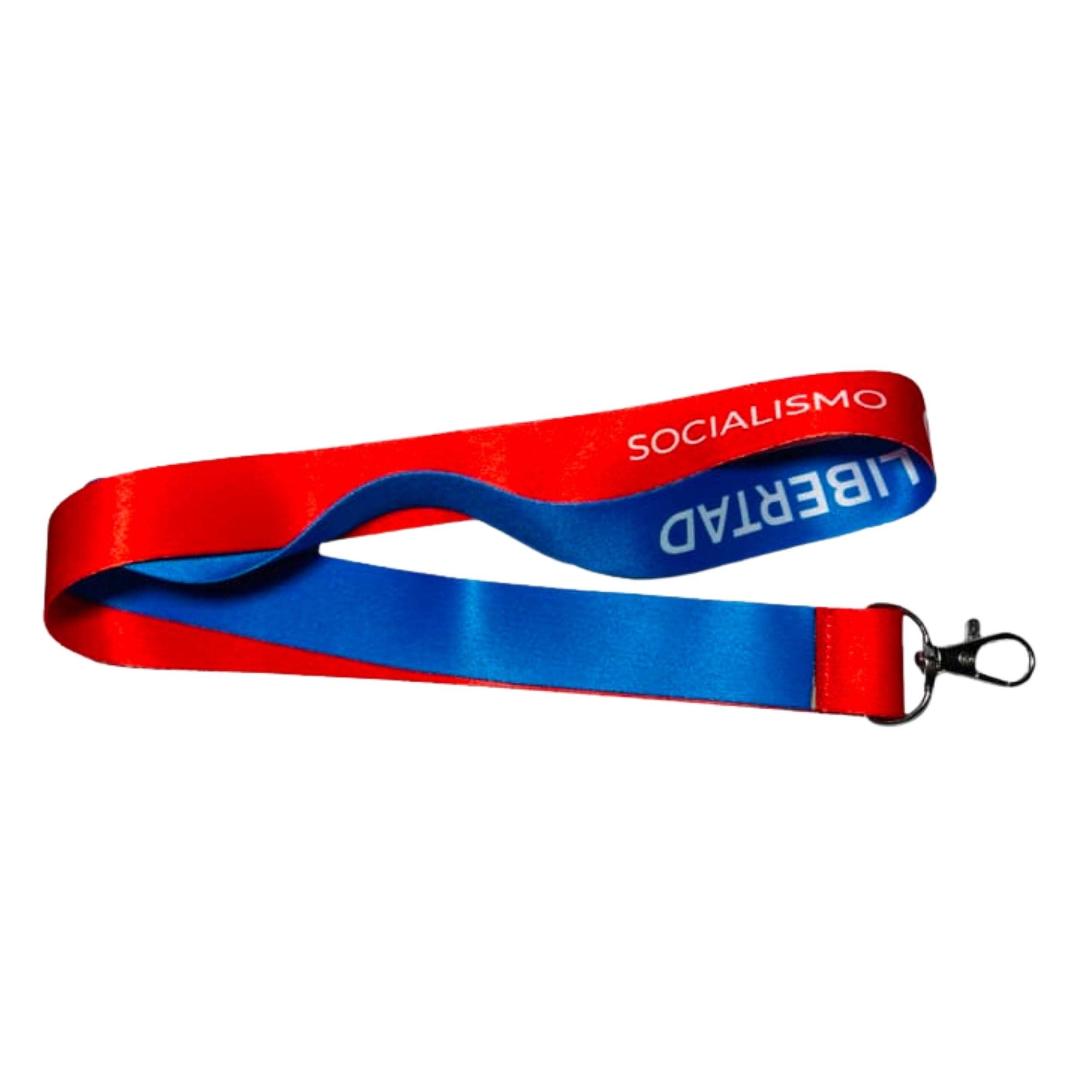 Astur Pins - Wholesale Lanyard - Unisex - Lanyard - Neck Strap - Pp Ayuso Madrid Socialism or Freedom - L0240