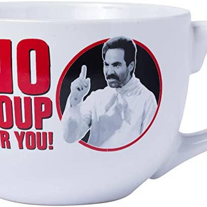 Silver Buffalo - Wholesale Coffee Mug - Seinfeld No Soup For You 24oz Ceramic Soup Mug