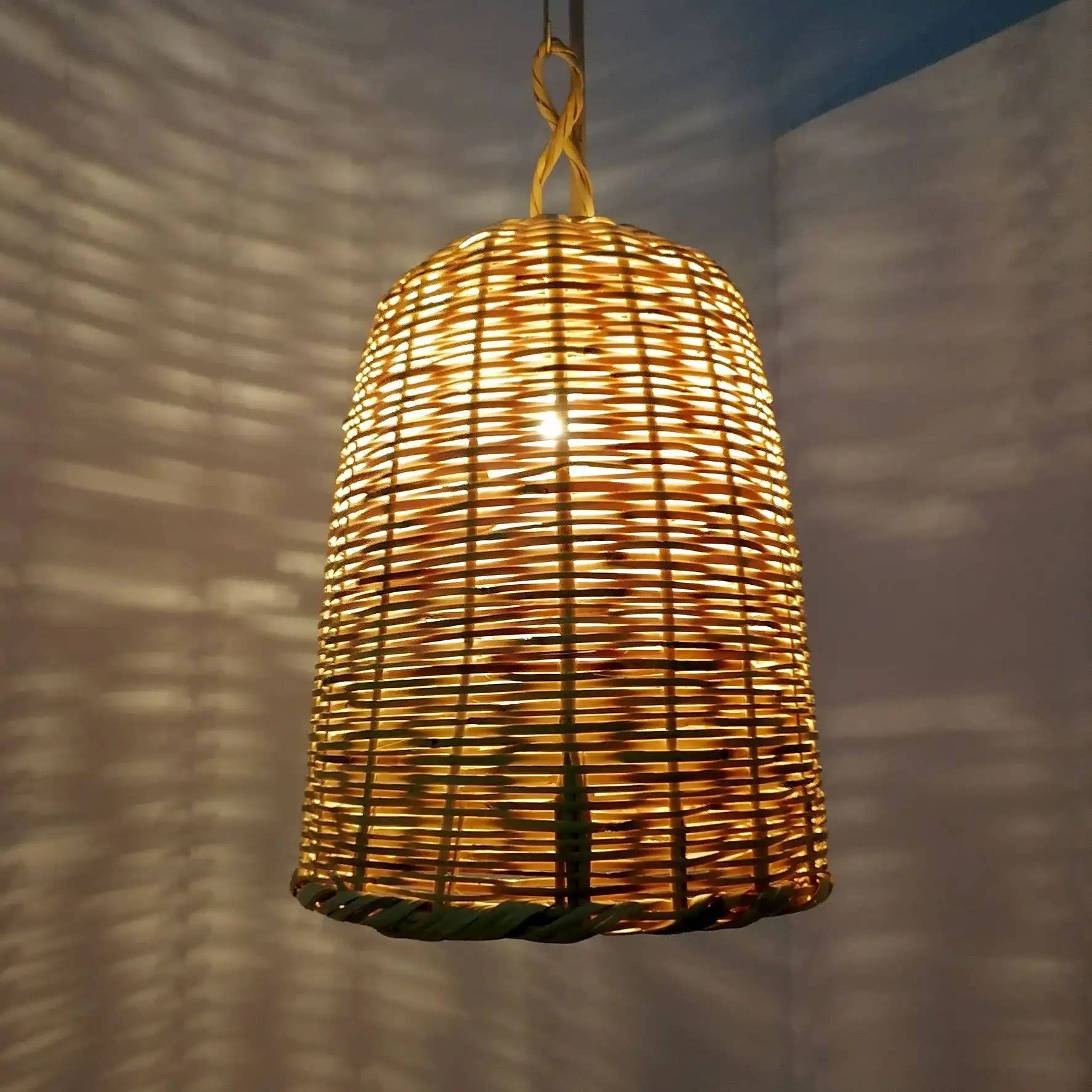 Etnico del Mondo - Wholesale Chandelier/Hanging Light - Natural Rattan Chandelier Moroccan Handicraft #111