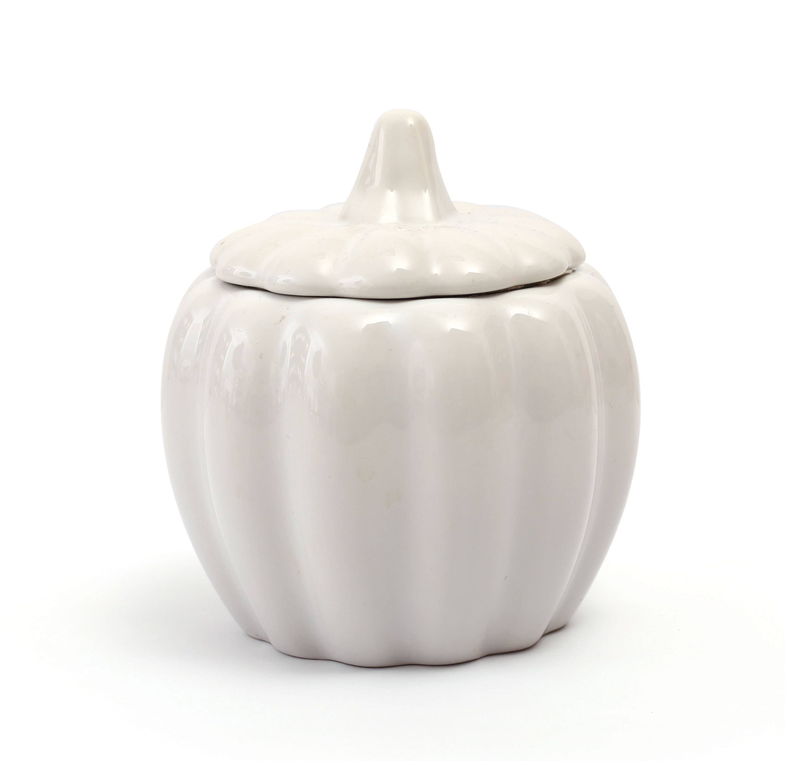 Graine Créative - Wholesale Decorative Jar - PUMPKIN CERAMIC CANDLE HOLDER2