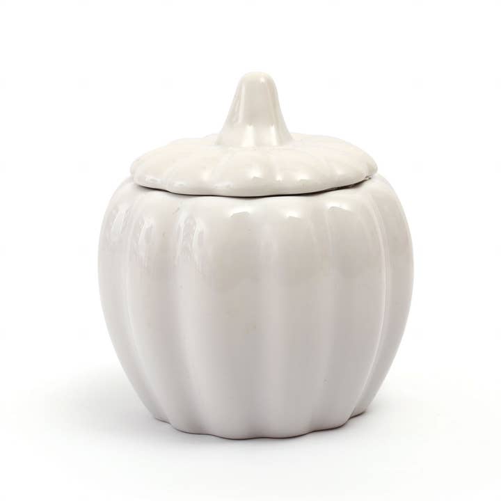 Graine Créative - Wholesale Decorative Jar - PUMPKIN CERAMIC CANDLE HOLDER2