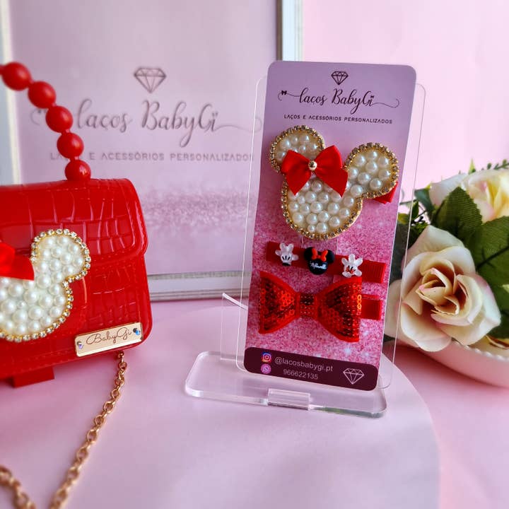 Laços e acessórios BabyGi - Wholesale Crossbody Bag - Kids - Red mouse kit bags3