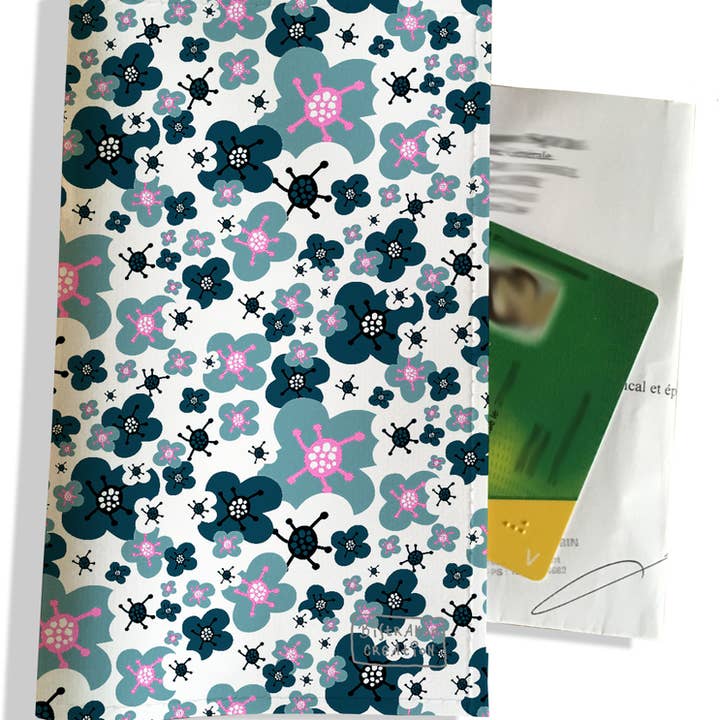 Receptholder Små blå og lyserøde blomster for engroshandel hos BISTRAKOO