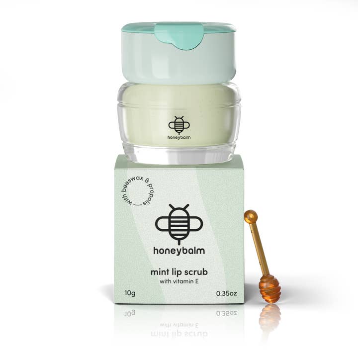 Honeybalm - Wholesale Lip scrub/polish - Mint Lip Scrub