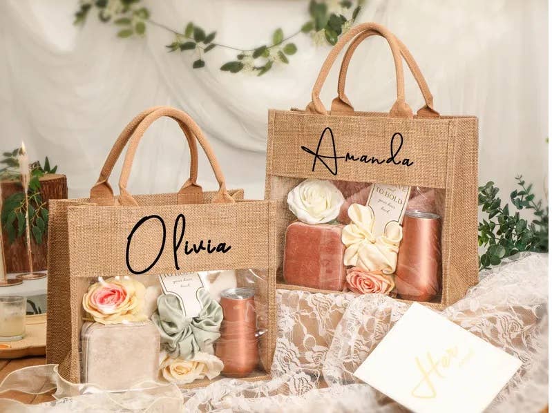 Alo Organic International - Wholesale Beach Bag - Personalized Bridesmaid Tote, Beach Bag, Bridal Party Gift