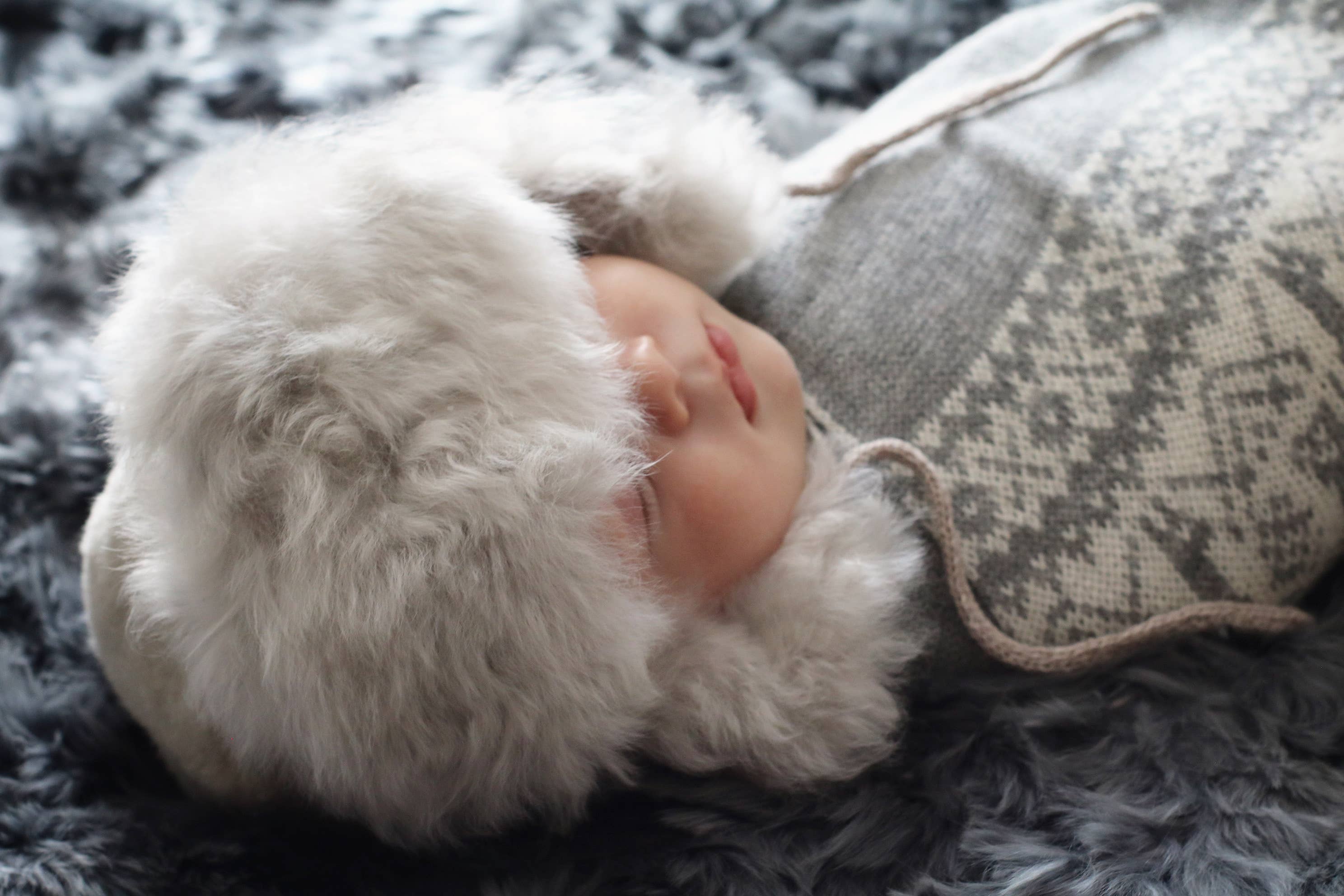 Samantha Holmes Alpaca Clothing and Gifts - Wholesale Trapper/Bomber Hat - Kids - Alpaca Fur Baby Trapper Hat - Made to Order3