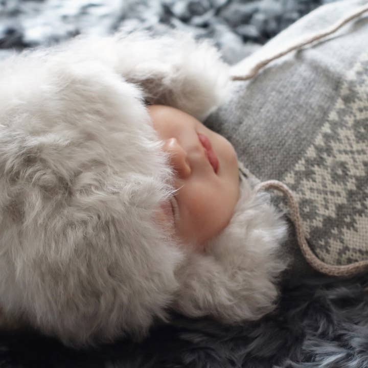 Samantha Holmes Alpaca Clothing and Gifts - Wholesale Trapper/Bomber Hat - Kids - Alpaca Fur Baby Trapper Hat - Made to Order3