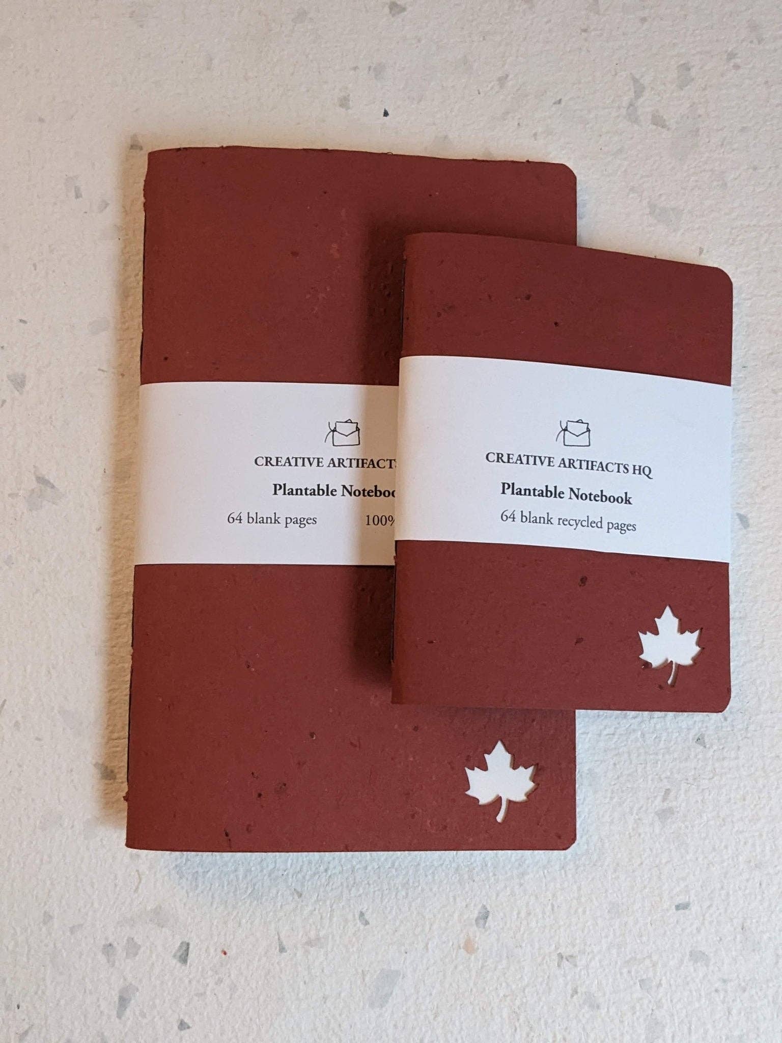 Creative Artifacts HQ - Wholesale Notebook - Plantable Cotton Notebooks | Maple Leaf | Limited Edition1