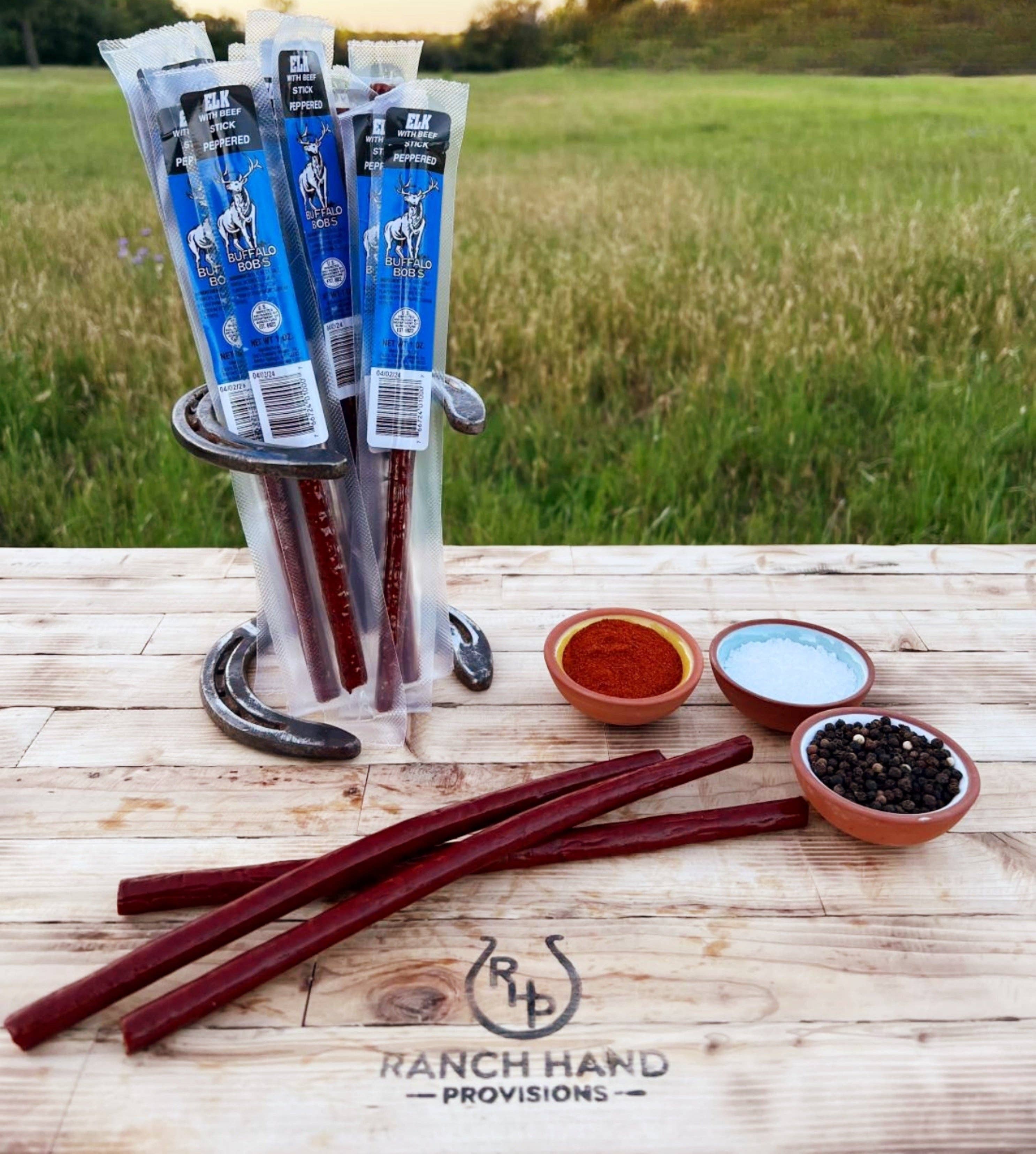 Ranch Hand Provisions - Wholesale Jerky - Peppered Elk Stick3