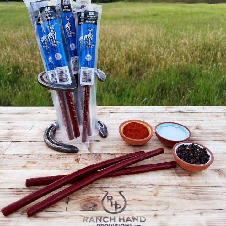 Ranch Hand Provisions - Wholesale Jerky - Peppered Elk Stick3