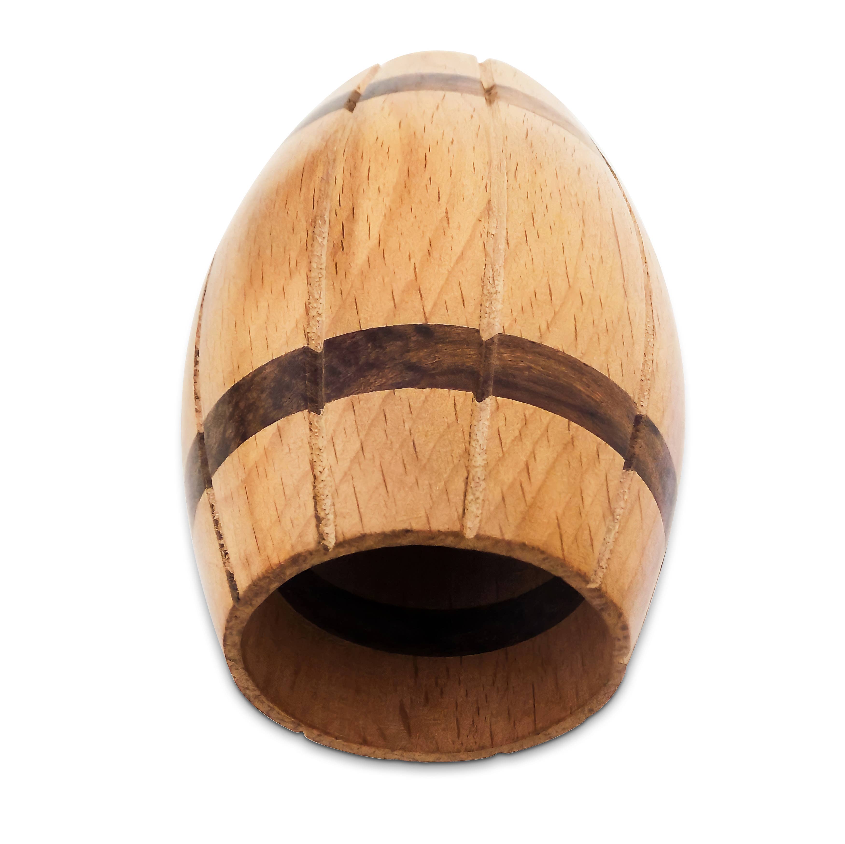 Quickway Imports - Wholesale Pen & Pencil Holder - Decorative Wine Barrel Shaped Wooden Pen Holder for Office5