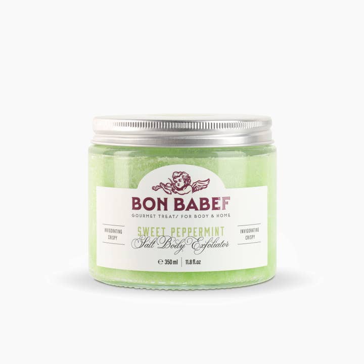 Bon Babef - Wholesale Body Scrub/Exfoliant - SALT BODY EXFOLIATOR SWEET PEPPERMINT 430G1