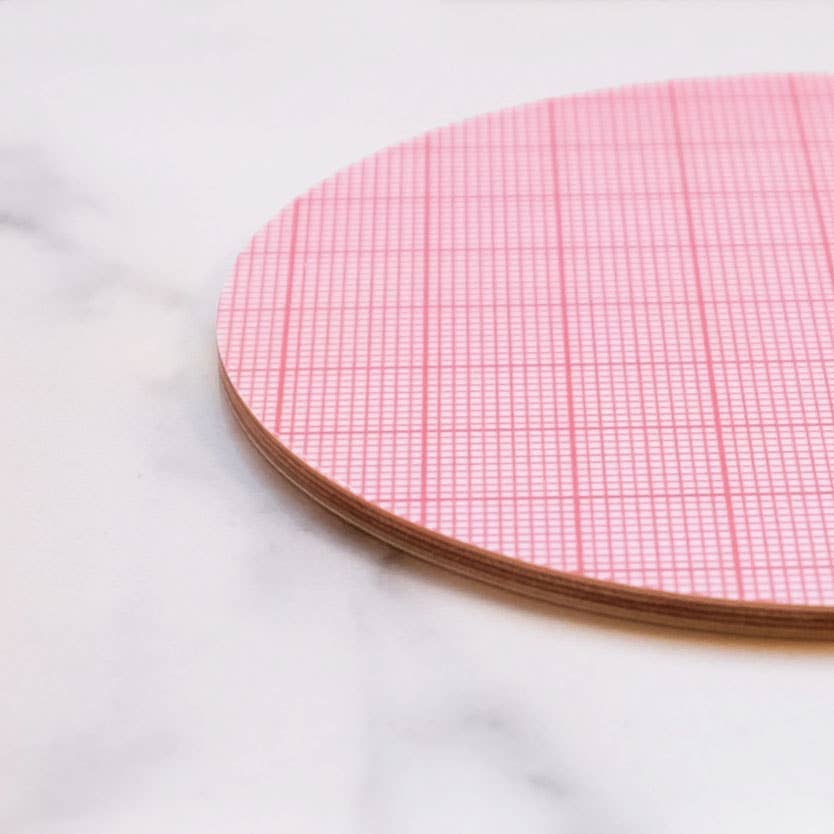 Hippstory - Wholesale Coasters - Graph Paper Coaster - Letter Q2