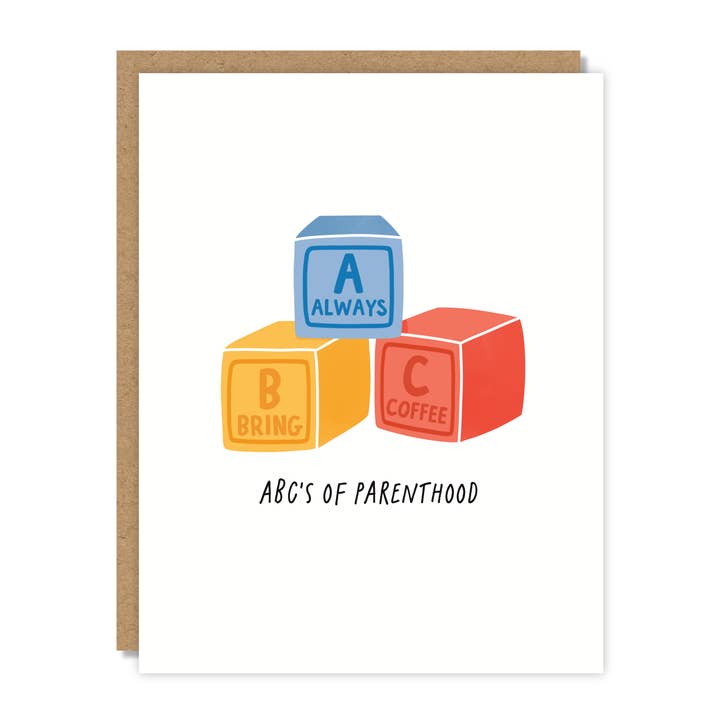 ABCs of Parenthood for wholesale by Tiny Buffalo Designs Co.