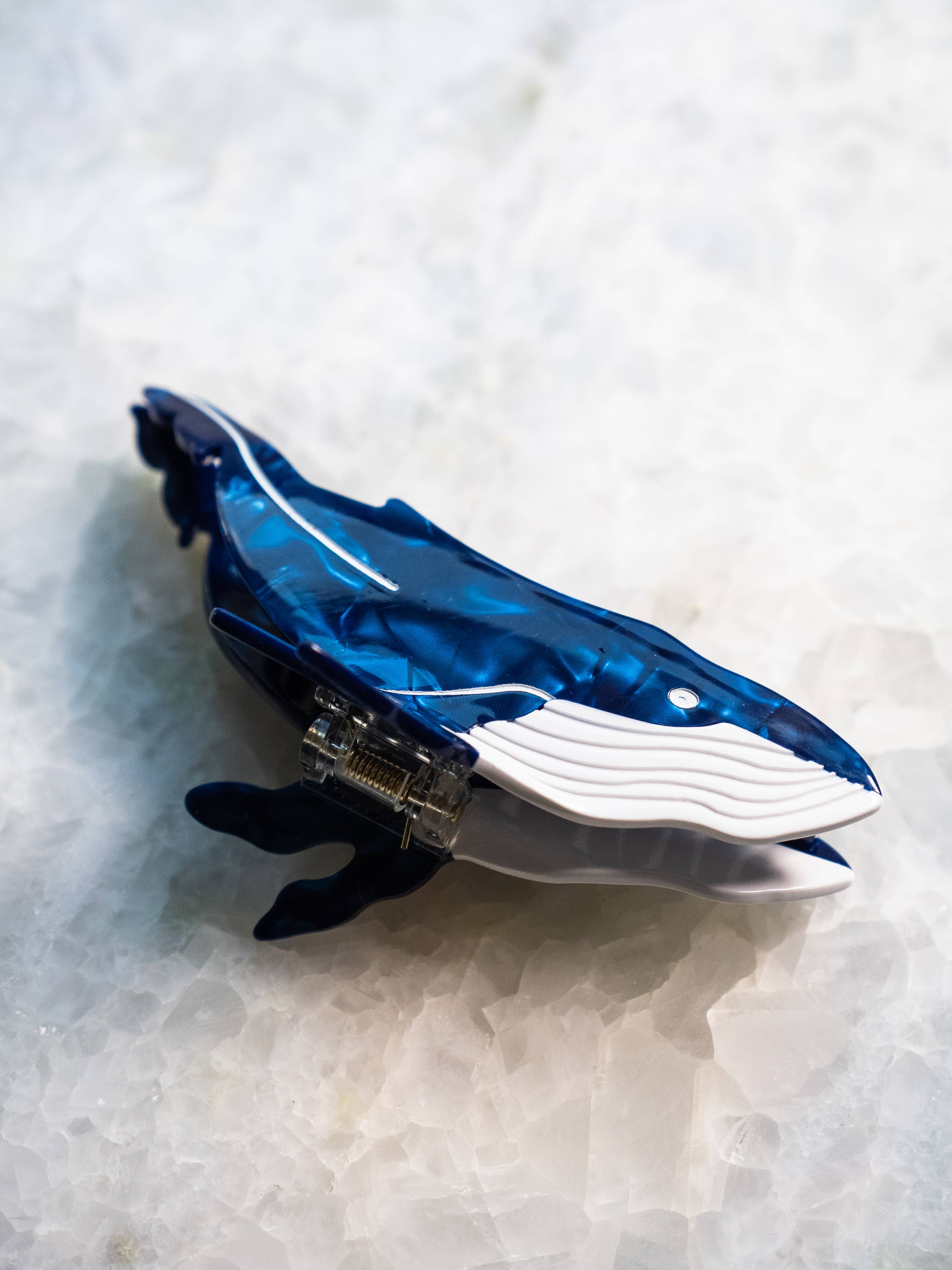 Haven - Vendita all'ingrosso Fermaglio per capelli - Donna - Fermaglio per capelli ecologico Blue Whale, grande2