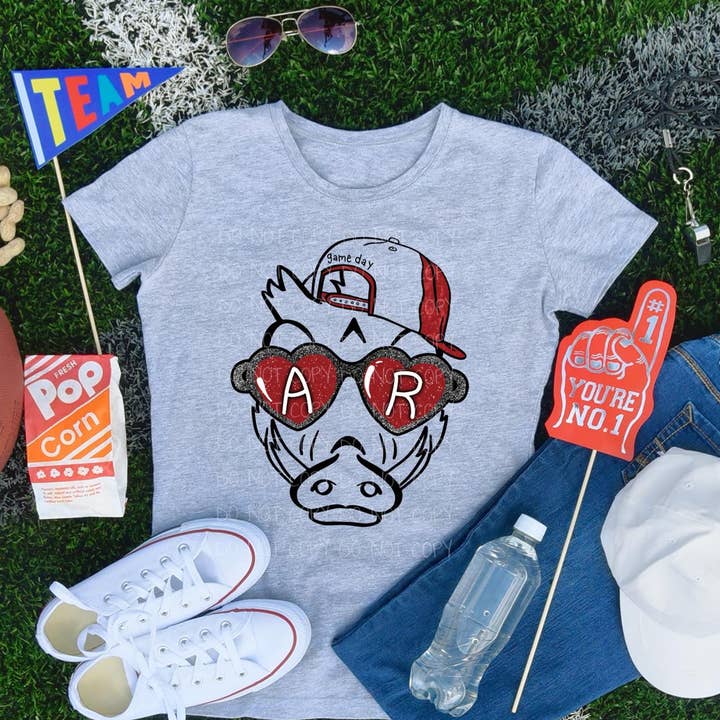 Arkansas Mascot Transfer Sheet for wholesale by PLT Wholesale