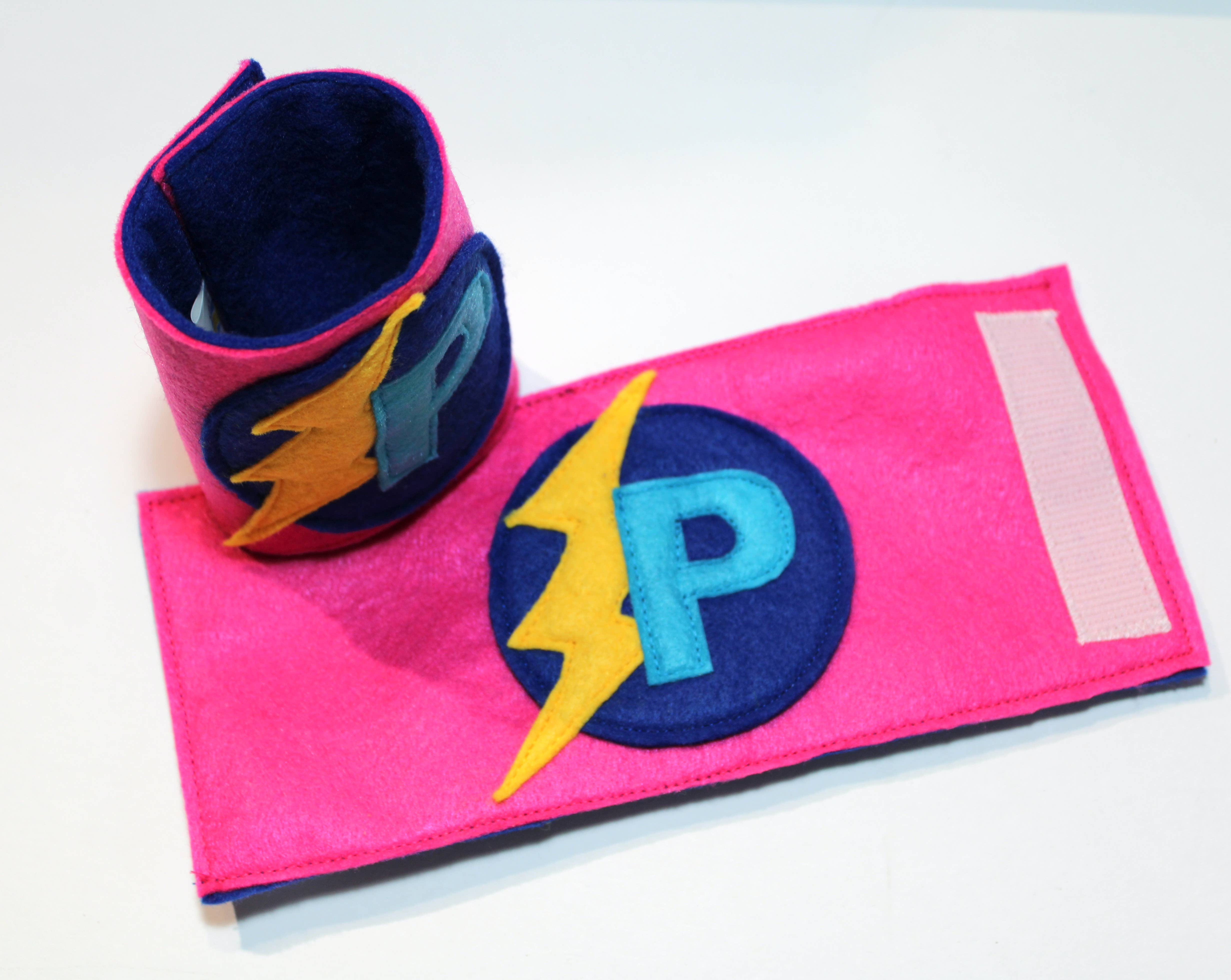 The Flat Of Kat - Wholesale Costume - Kids - Superhero Cuffs For Kids with initial5