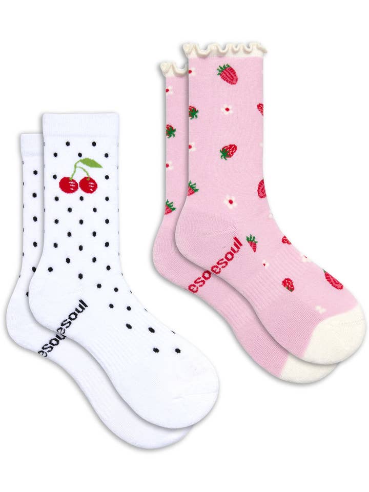 Valentina Calcetines Altos 2 Pares Mixtos para venta al por mayor de doublesoul