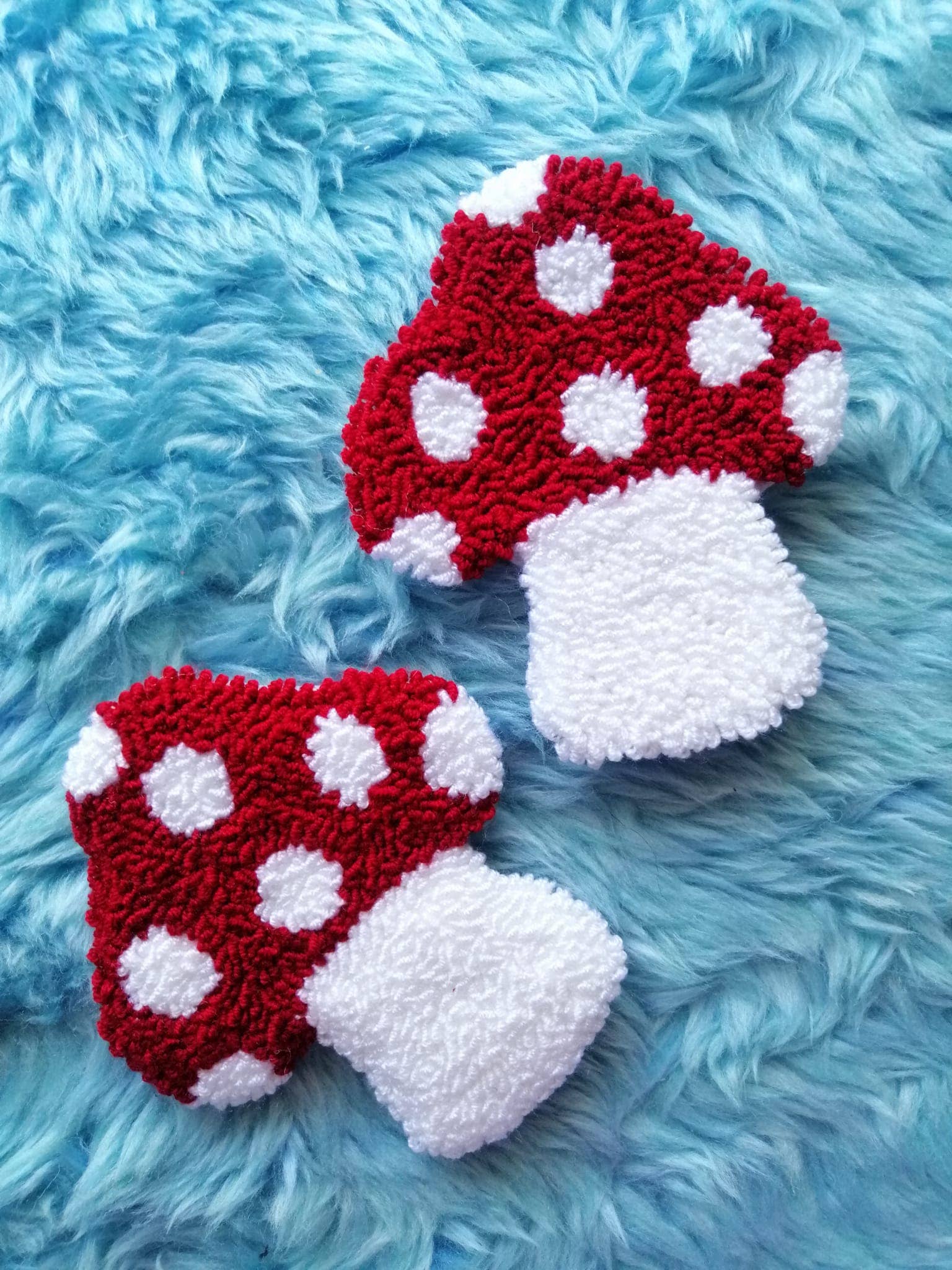 despinacrafting - Vente Sous-verre - Sous-verre tufté, sous-verre à café Punch Needle8