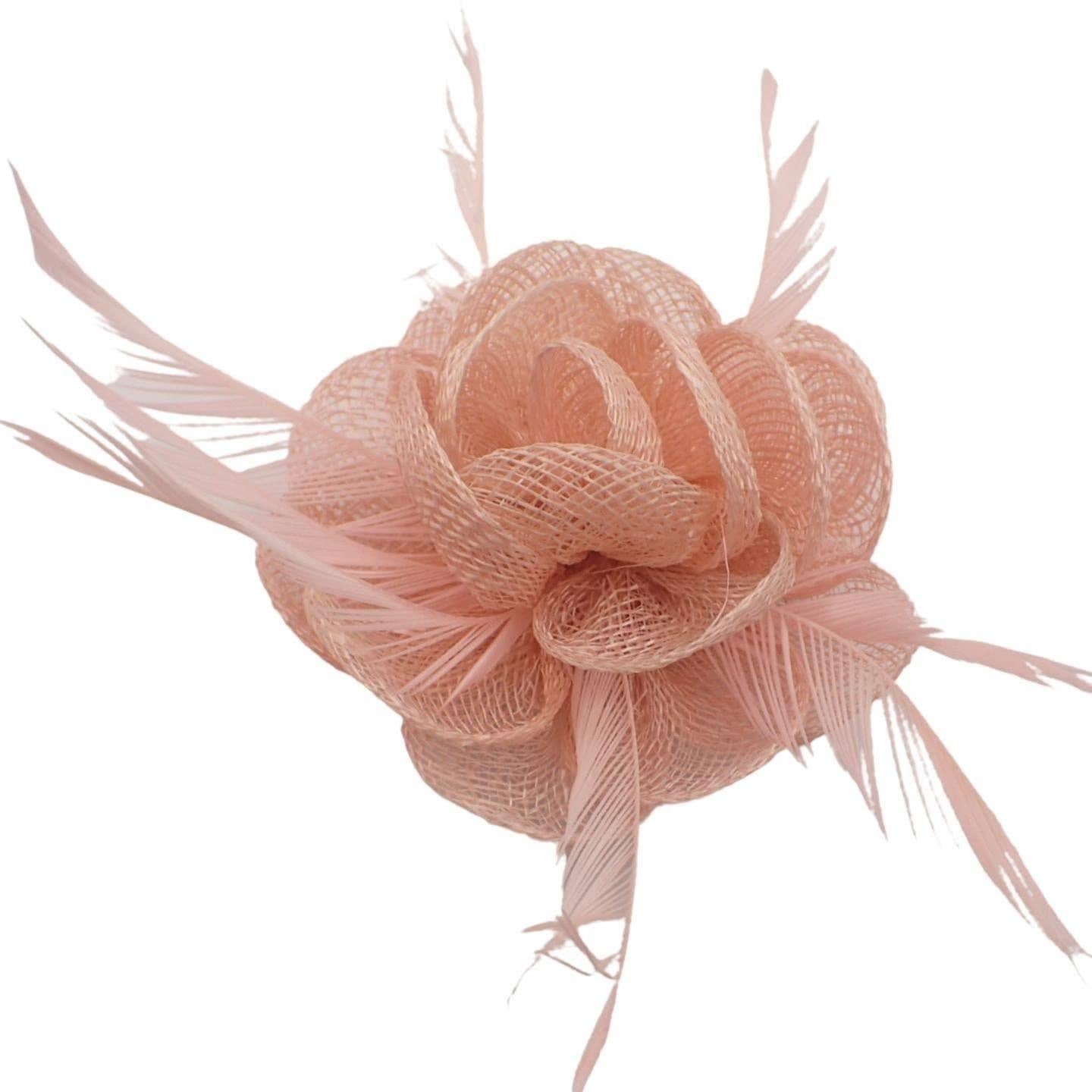 Topkids Accessories - Wholesale Fascinator Hat - Women's - Fascinator Hair Clip Fascinator Flower Hair Clip Fabric Flower Clip Wedding Fascinator Wedding Corsage Flower Fascinator On Clip & Brooch Pin For Women, Ladies, Girls8