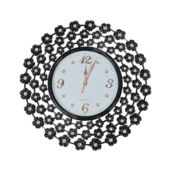 Ledsone – wholesale Wall clock – Decorative Handcrafted Floral Wall Clock Artwork~51822