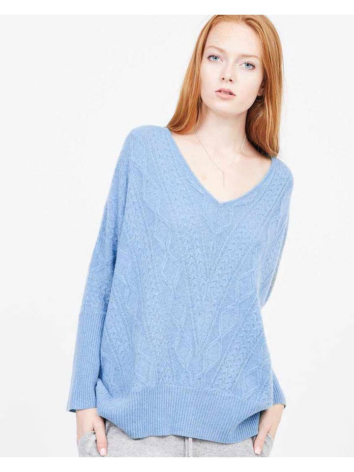 QUINN - Vendita all'ingrosso Maglione tricot - Donna - Maglione Oversize in Cashmere Kendall15