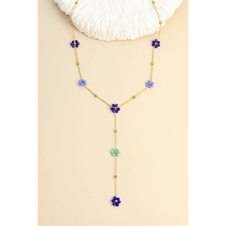 BELLISSIMA BIJOUX - Wholesale Link & Chain Necklace - Floral Necklace – Stainless Steel