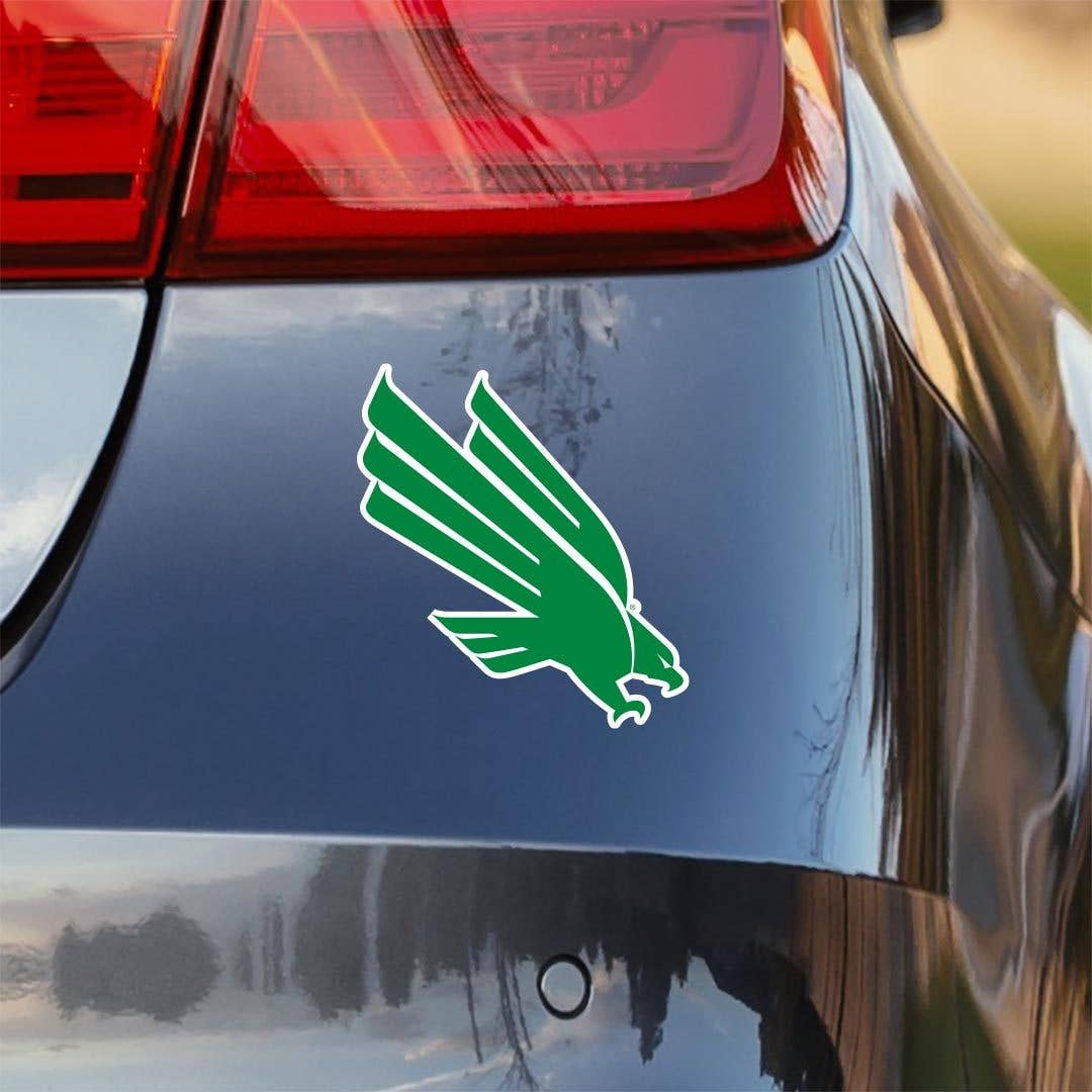Nudge Printing - Wholesale Sticker - University of North Texas Diving Eagle Car Decal1