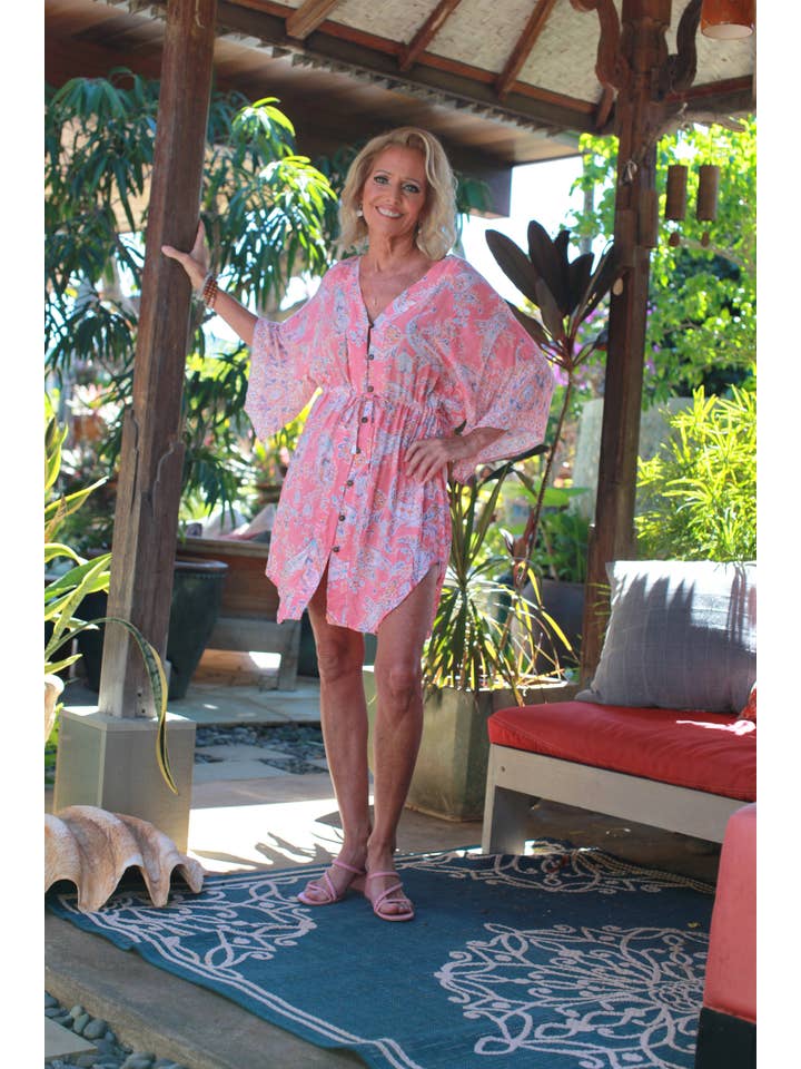 Lani Lau Hawaii – wholesale Dress – Women's – Kara Dress Paisley Collection