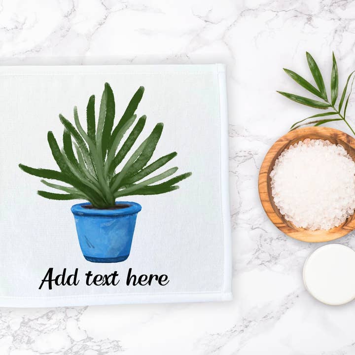 MerikaArt - Wholesale Wash Cloth - Aloe Vera Plant Washcloth5