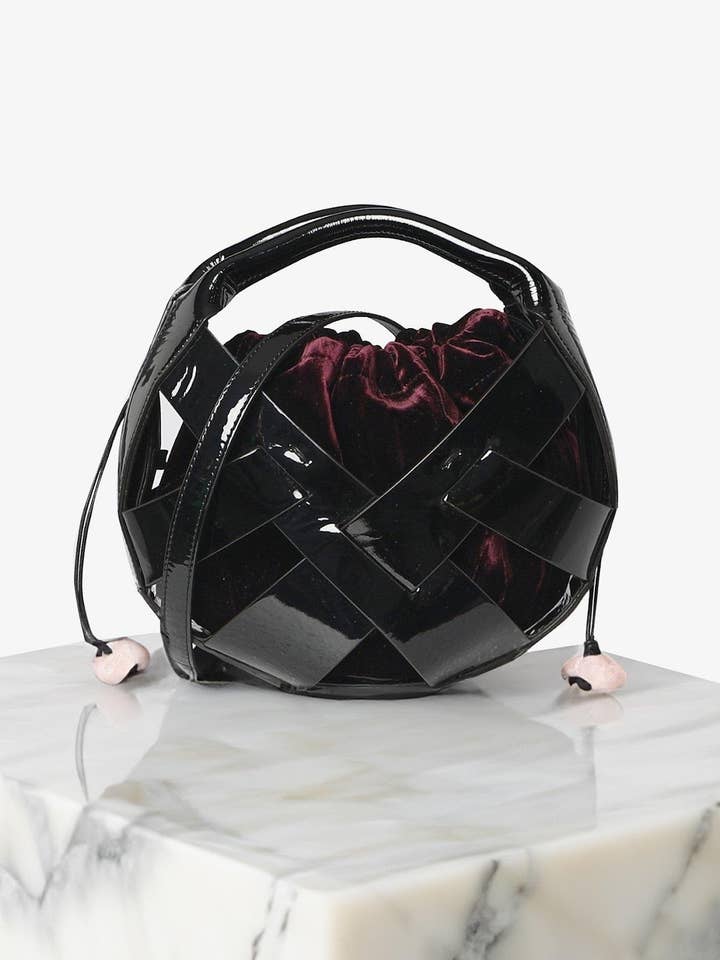 Panier tas van lakleer voor wholesale door IACOBELLA