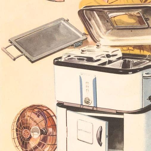 Konsttryck AM-390 Husmor och Apparater för wholesale av Found Image Press