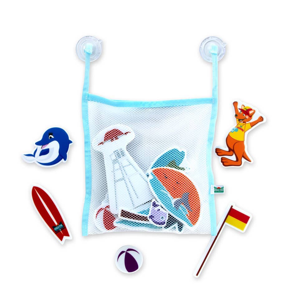 Mizzie The Kangaroo (AUS) - Wholesale Bath Toy - Baby - Splash With Mizzie Bath Foam Stickies - CASE OF 62