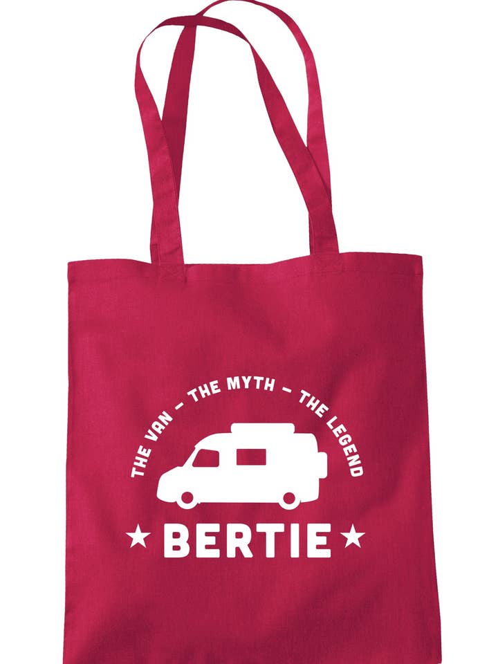 Personalised Van Tote Bag A0192 for wholesale by Illustrated Identity