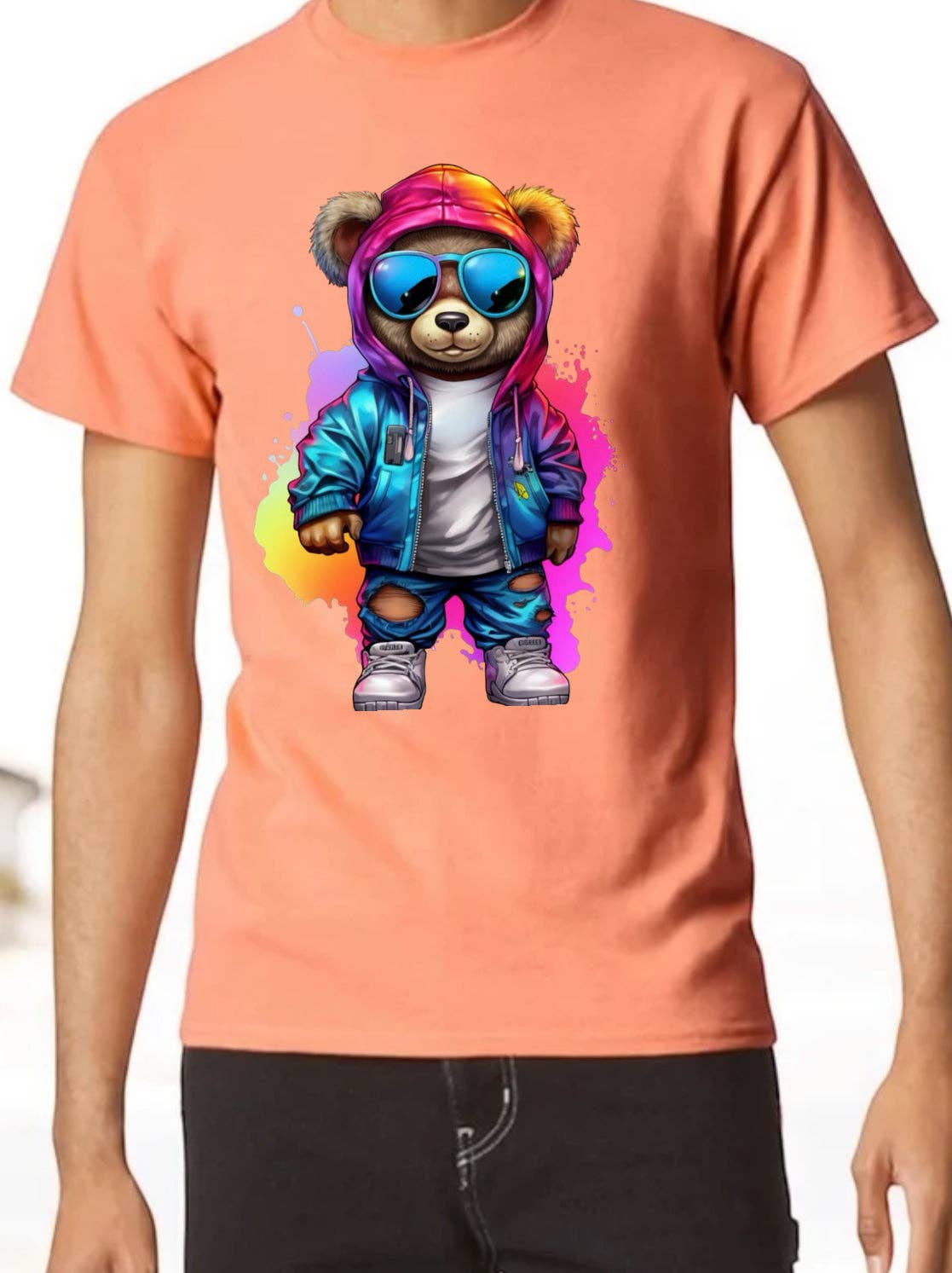 HABANA BELLA - Wholesale Screen Printed T-Shirt - Men's - T-shirt with pso fashion for men and big boys 100% cotton9