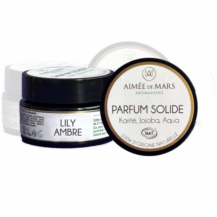 Parfum Solide Lily Ambre 15g for wholesale by AIMEE DE MARS