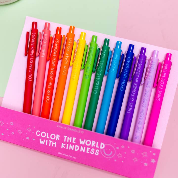 Callie Danielle - Wholesale Pen - Color The World With Kindness Pen Set3