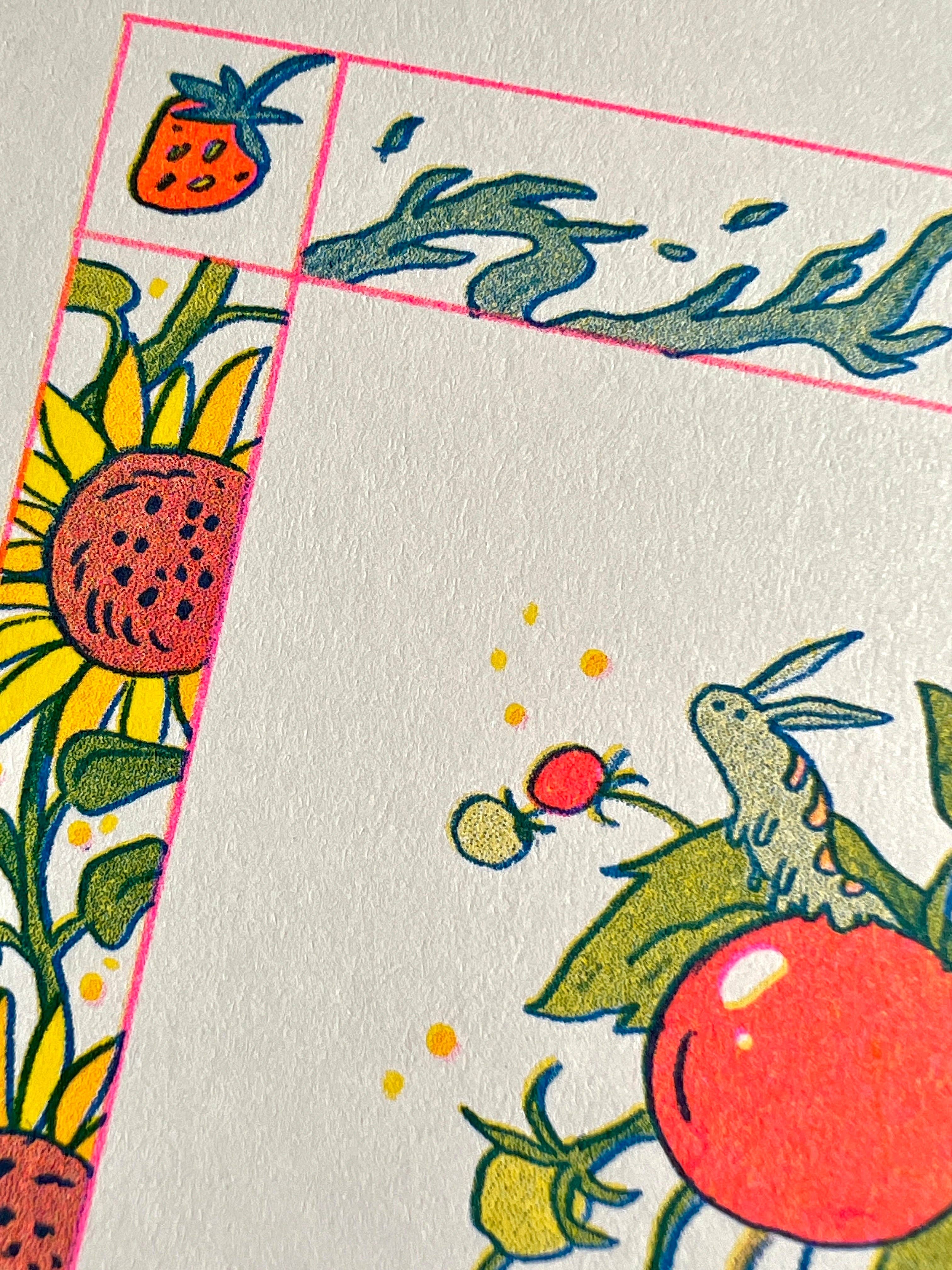 Natalie Andrewson - Vendita all'ingrosso Stampa artistica - Stampa Sunflower Fairy Riso3