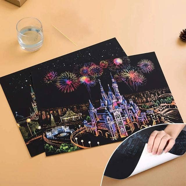 Figured'Art – wholesale DIY craft kit – Scratch Painting - Paris
