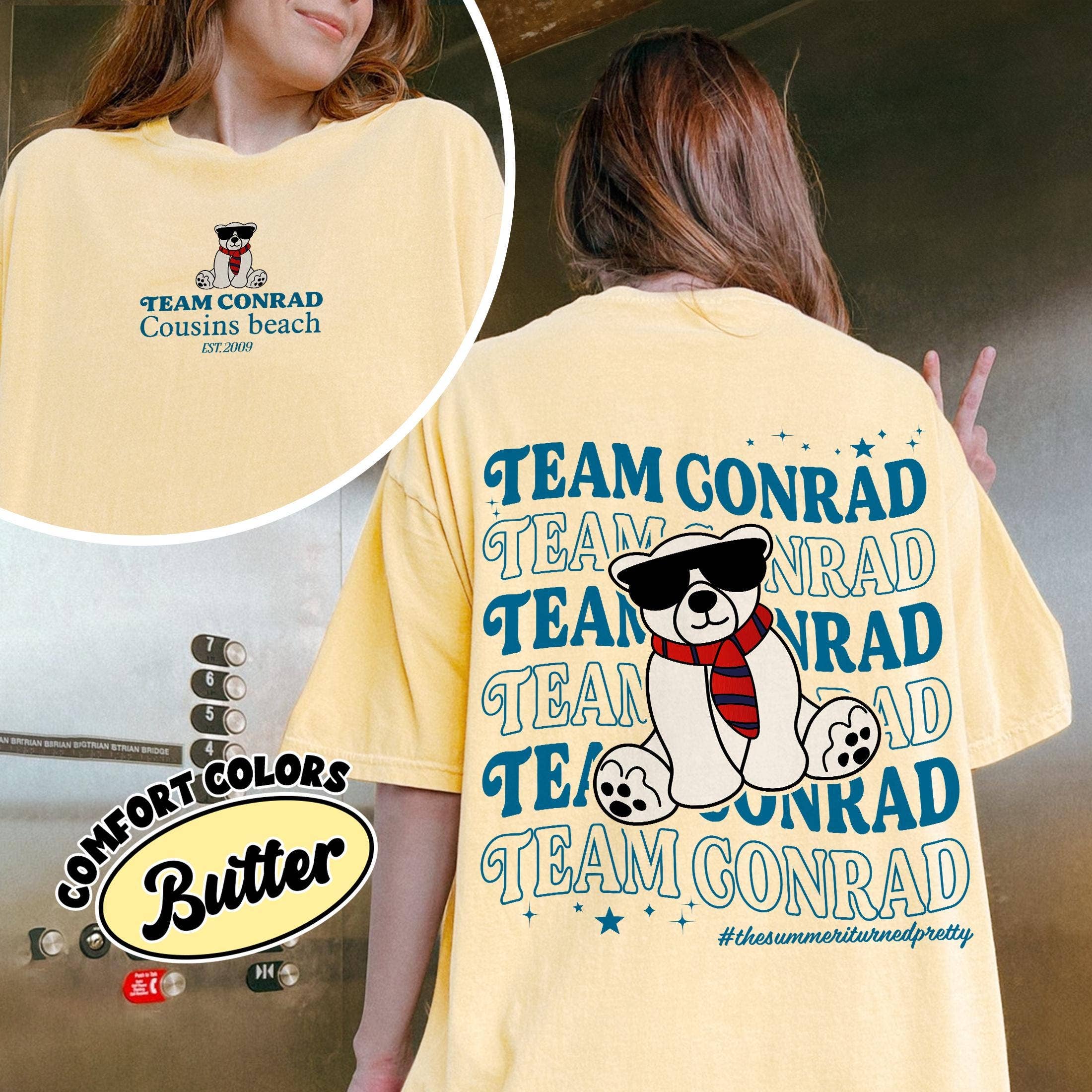 Glaime - Wholesale T-Shirt (Graphic) - Unisex - Comfort Colors Cousins Beach Shirt, Summer I Turned Pretty 5